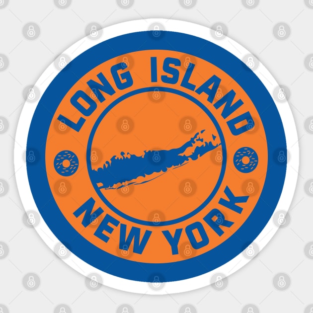 Long Island New York Sticker by MAS Design Co